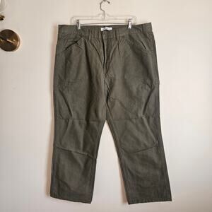 NWT Blue Mountain Men's Regular Fit Utility Pants, Olive Green, Sz 40x30